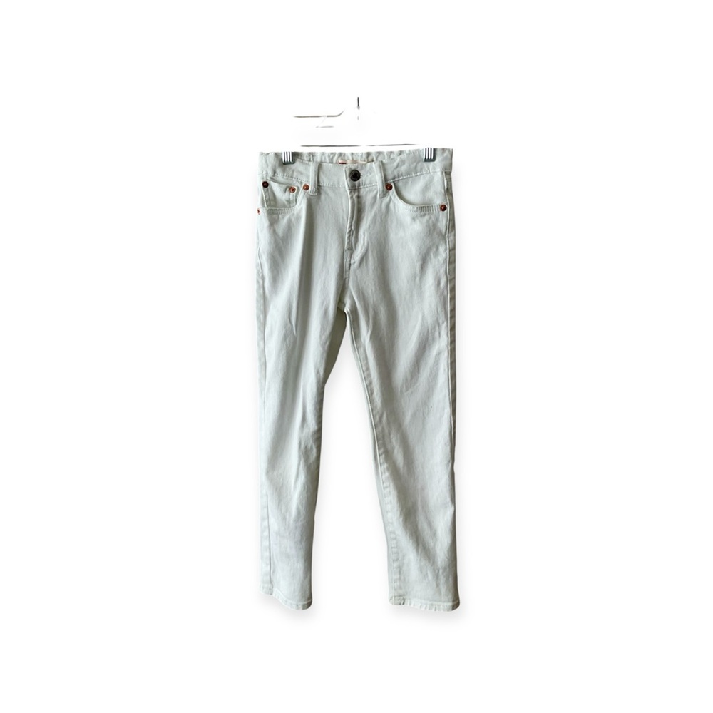 Levi's White High Rise Ankle Jeans girls size 10